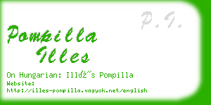 pompilla illes business card